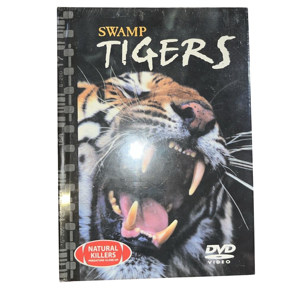 Swamp Tigers Natural Killers Predators Close Up New/Sealed DVD + Book